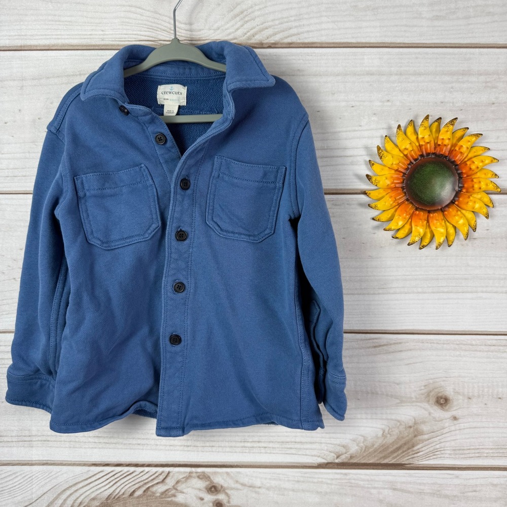 Crewcuts Kids Button Up Long‎ Sleeve Shirt Jacket XXS 2/3